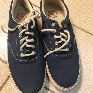 Ralph Lauren Navy Blue Polo shoes BARELY WORN